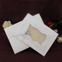 Handmade Invitation Card Half Fold Invitation Wedding Card Customized 